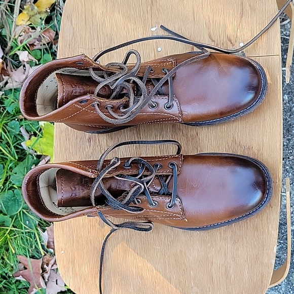 NWOB Frye Tyler lace-up boots size 5.5/6N - Picture 10 of 14